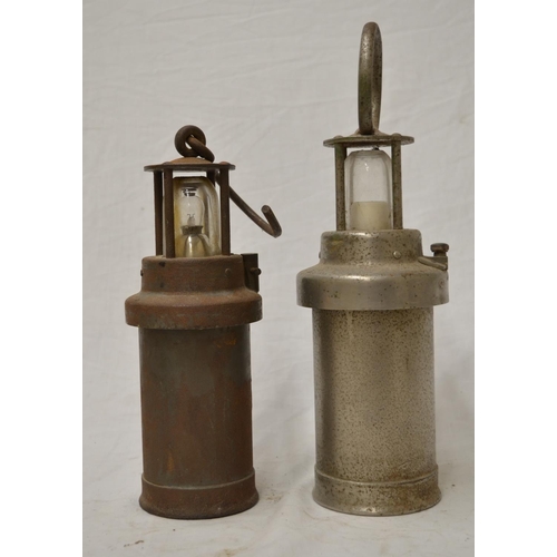 543 - Two vintage safety lamps, one by Ceag, other unknown, tallest H34cm (2)