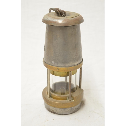 545 - The Wolf Safety Lamp Co (W.M Morris) Ltd Sheffield, miner safety lamp, plate stamped PO 1973 on top,... 