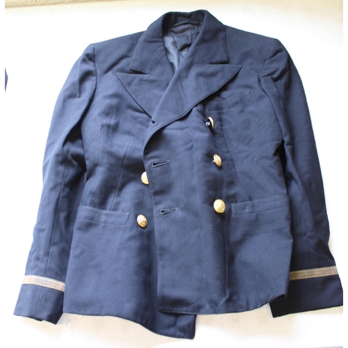 130 - Woman's Waves Naval jacket with medal ribbon and rank, American USA Nurses uniform jacket with brass... 