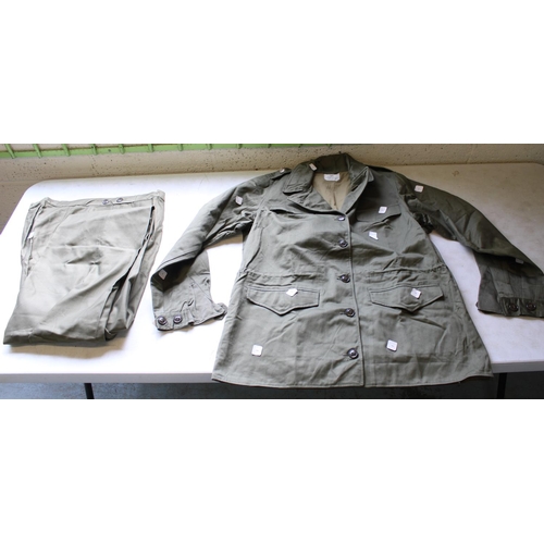 137 - WWII WAC 1943 woman's field jacket, size 18/L (rare size)