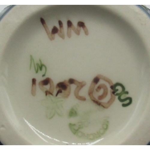 379 - Withdrawn - Moorcroft vase on dark blue ground, marks to base