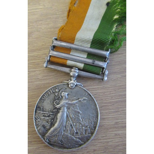 3 - Queen's South Africa medal with Wittebergen Transvaal and Cape Colony clasps, awarded to 3248 Pte. W... 