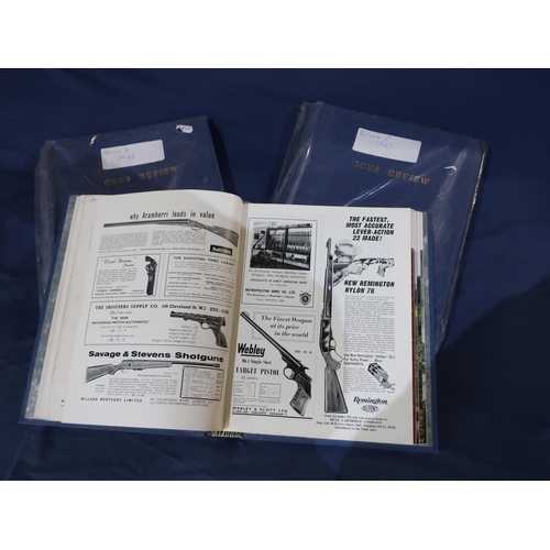 228 - Three volumes of Gun Review (in binders) 1964, 1965, 1966