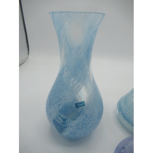 346 - Group of 6 Caithness glass vases