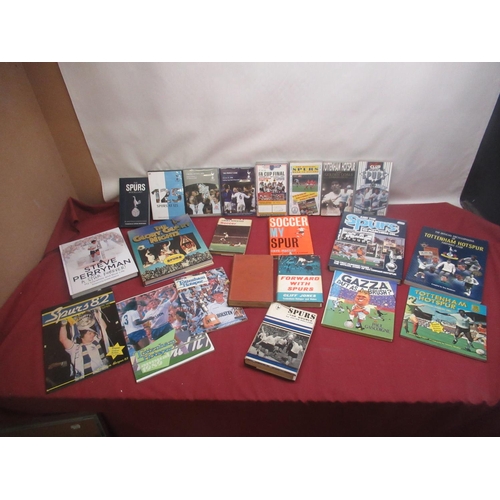 460 - Collection of Tottenham Hotspurs books,DVDs and VHS tapes,