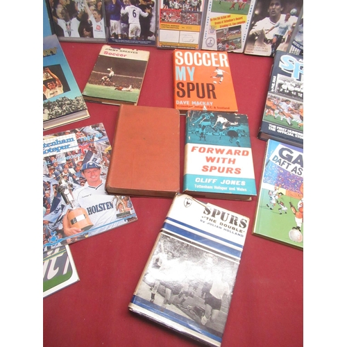 460 - Collection of Tottenham Hotspurs books,DVDs and VHS tapes,