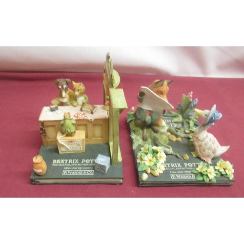 421 - Westminster editions a collection of Beatrix Potter book shaped diorama models (14)