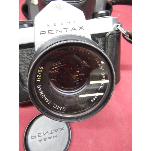 100 - Pentax Z10 body, Pentax SP1000 with 55mm F2 lense, a Soligor 400mm lense and a 2x tele converter