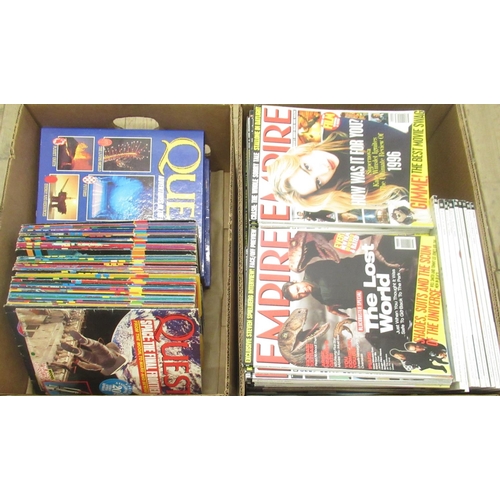 499 - Collection of 1990s Empire and Quest magazines (2 boxes)