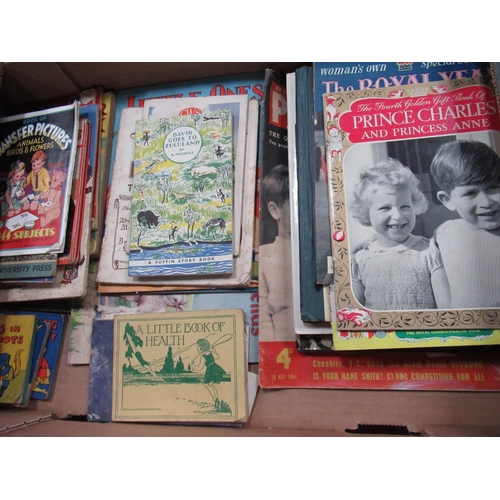 628 - Collection of post 1950's children's books including The Big Book For Boys, Boy's Story Book, Teddy ... 