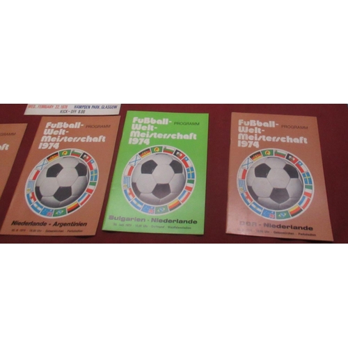 470 - Collection of international and Football League Cup programmes from the 1960s &70s