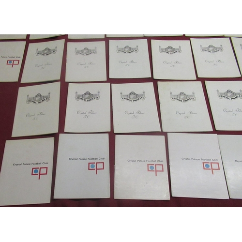 477 - Crystal Palace football programmes from 1964(x7),1965(x17), 1966(x19) and 1967(x20)