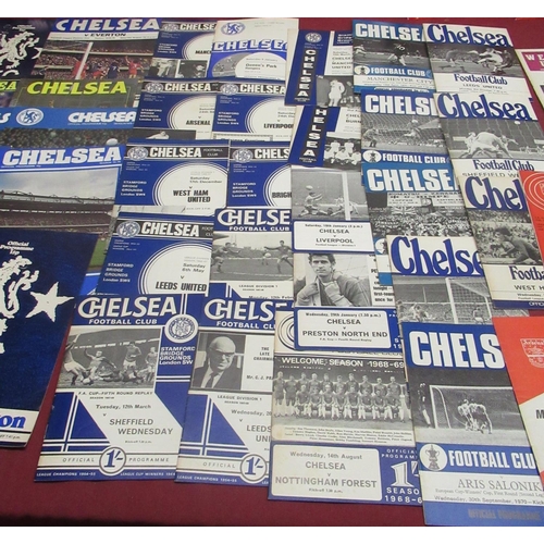 480 - Collection of football programmes from Manchester United, West Ham, Chelsea and Arsenal