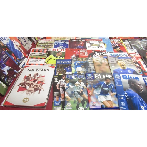 482 - Collection of football programmes from Everton, Liverpool, Middlesbrough, Ipswich Town, Bristol Rove... 