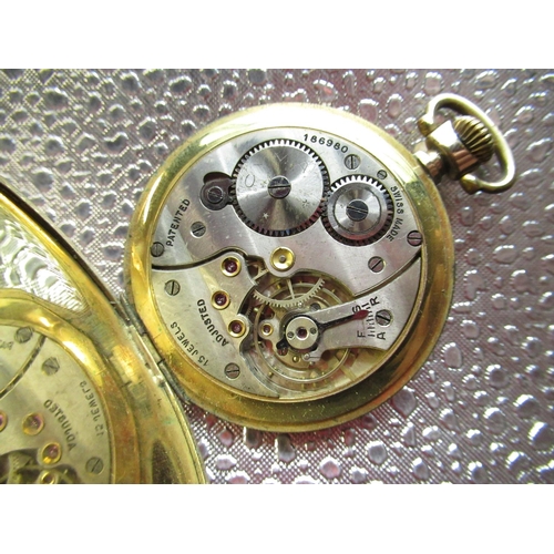 84 - Cyma 1930s dress pocket watch case back numbered. Cyma 15 jewel pattern  adjusted movement swiss mad... 