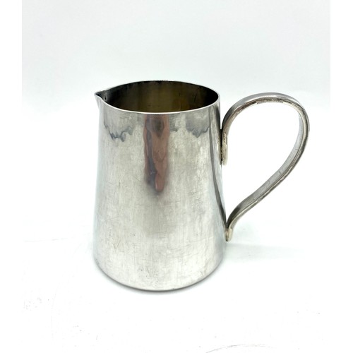 1177 - ERII hallmarked sterling silver circular tapering milk jug, makers marks WHB, Birmingham 1977, 8.5cm... 