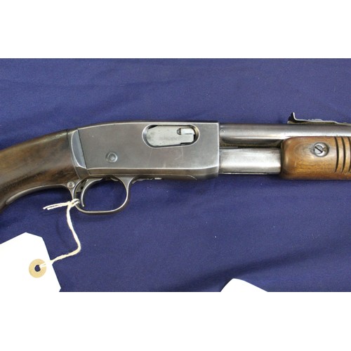 452 - Remington .22 RF pump action rifle with rear sights, 61cm, serial no. 101728, (section one certifica... 