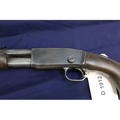 452 - Remington .22 RF pump action rifle with rear sights, 61cm, serial no. 101728, (section one certifica... 