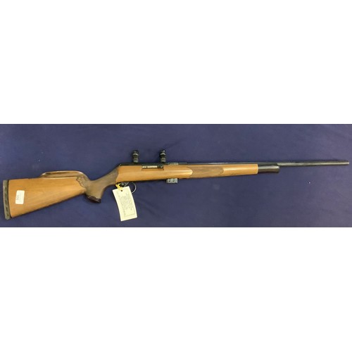 429 - Armatic .22 semi auto rifle with 1x mag fitted with scope mounts, serial no. H2194 (section one cert... 