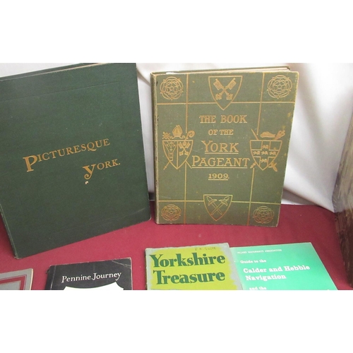 1316 - Collection of books on Yorkshire and York inc.