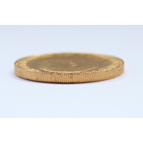1137 - Edw.VII 1902 gold £5 coin, 40g