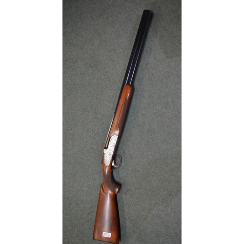 1091 - Sabatti over and under twenty gauge ejecting single trigger shotgun SN 24012, barrel length 27.5