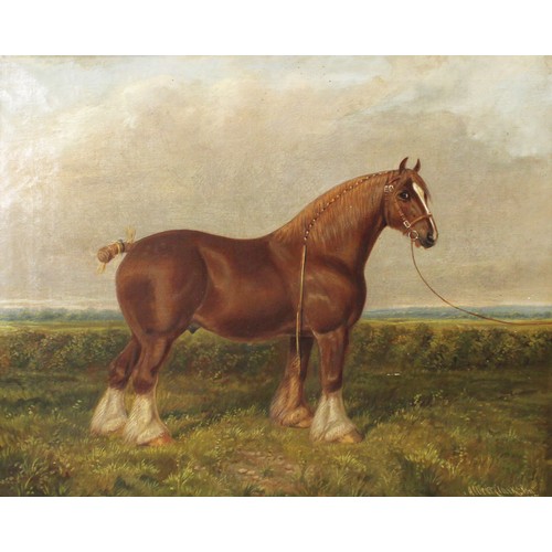 1346 - Albert Clarkson (British, late C19th/early C20th); 'Royal Sandy', signed and dated 1895, oil on canv... 