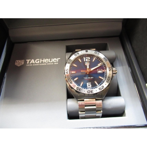 1204 - 2019 Tag Heuer Formula 1 Quartz 41mm wristwatch with date, stainless steel case back NAZ 1118 & NMA ... 