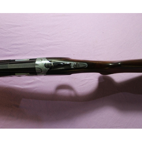 1077 - Beretta MOD. S687 single trigger over and under ejector shotgun with 28