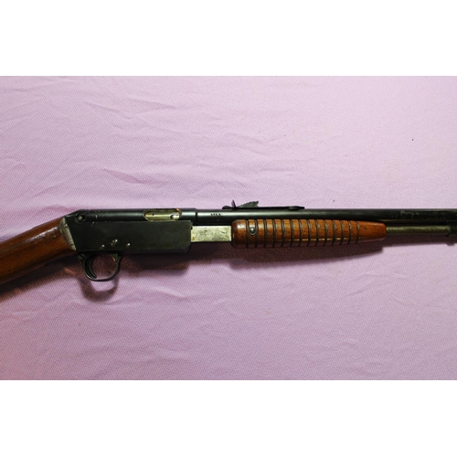 1097 - BSA .22 pump action rifle with fixed fore sights and adjustable rear sights, serial no. 3839 (sectio... 
