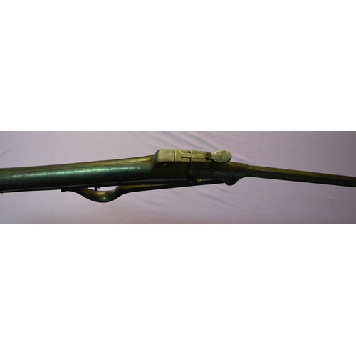 227 - Vintage .177 calibre break barrel air rifle with hexagonal barrel, no makers marks.