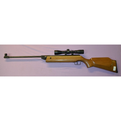 228 - SMK 12 .22 break barrel air rifle with a BSA .22 