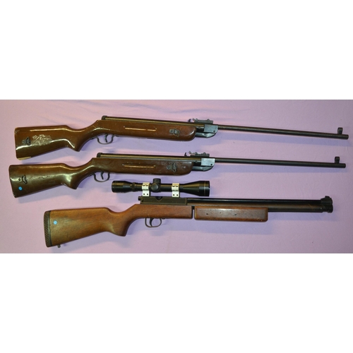 229 - 3 air rifles. 2 chinese .177 break barrels in working condition, third a Japanese made .22 Sharp Inn... 