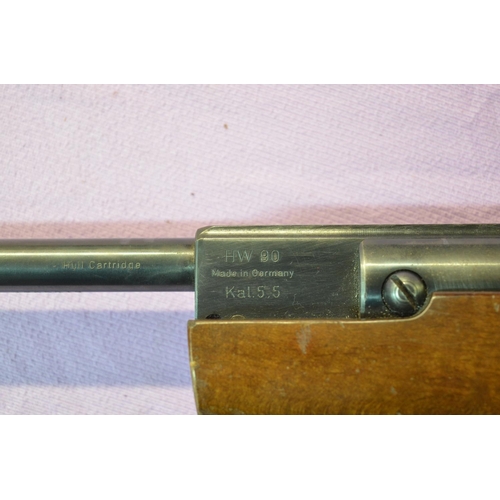 237 - Weihrauch Theoben HW90 .22 calibre break barrel air rifle with Nikko Stirling Silver Crown 4x40 scop... 