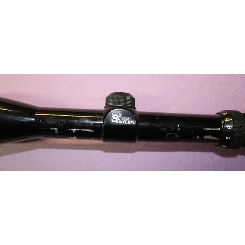 66 - A Silver Antler rifle scope.