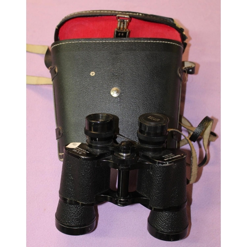 76 - A pair of Ranger Deluxe 8x40 binoculars with case.