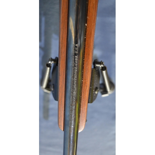 430 - Ruger M77 MkII bolt action. 22/250rem rifle with fitted with folding bi-pod and scope ring mounts, s... 