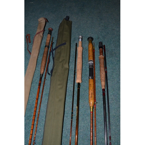 115 - Vintage Aspindale's of Redditch split cane fly rod approx L289cm, a vintage 