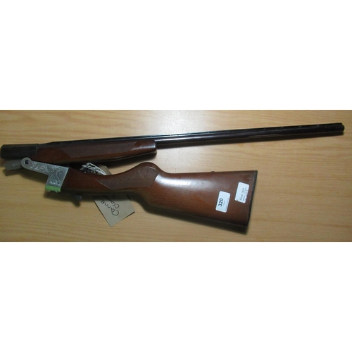 320 - Acciaio .410 folding action single barrel shotgun, serial no. 33414 (shotgun certificate required)