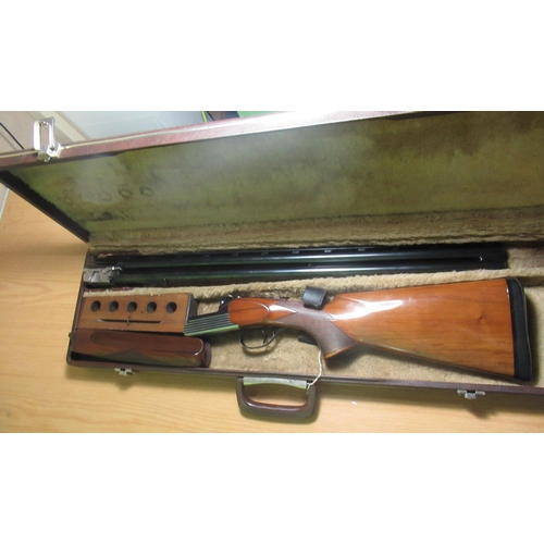 334 - Boxed Perazzi MT6 12 bore over & under ejector shotgun with 27 3/4 inch barrels with top vents and c... 