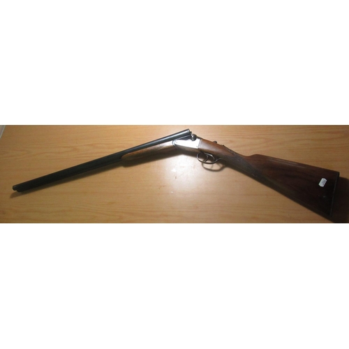 349 - Side by side 12B shotgun by Sarasqueta, made in Spain,  28