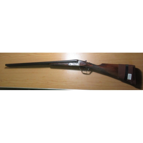 366 - Essex 12 bore side by side shotgun, serial no. YZ62247 (shotgun certificate required)