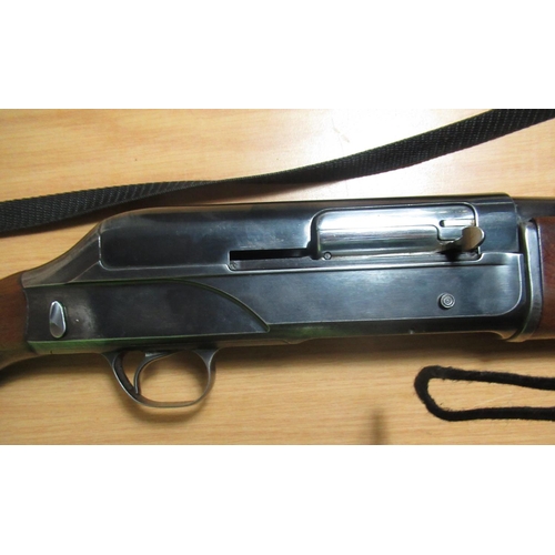 377 - Breda 12 bore semi-auto shotgun with 23 and 3/4 inch barrel, with a choke extension, Serial number: ... 