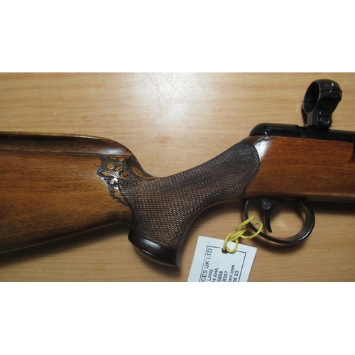 429 - Armatic .22 semi auto rifle with 1x mag fitted with scope mounts, serial no. H2194 (section one cert... 