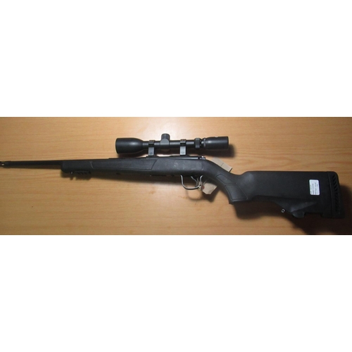 432 - As new ex shop display Hatsan Escort .22 bolt action rifle, barrel screw cut for sound moderator, fi... 