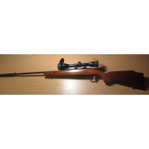 435 - Remington 22 LR bolt action rifle fitted with sound moderator and scope serial no. 1288007
(section ... 