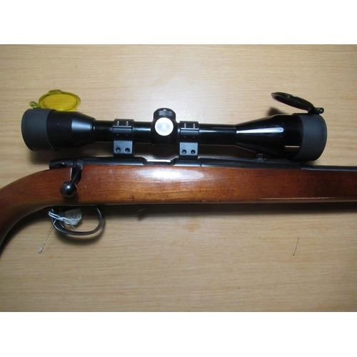 435 - Remington 22 LR bolt action rifle fitted with sound moderator and scope serial no. 1288007
(section ... 