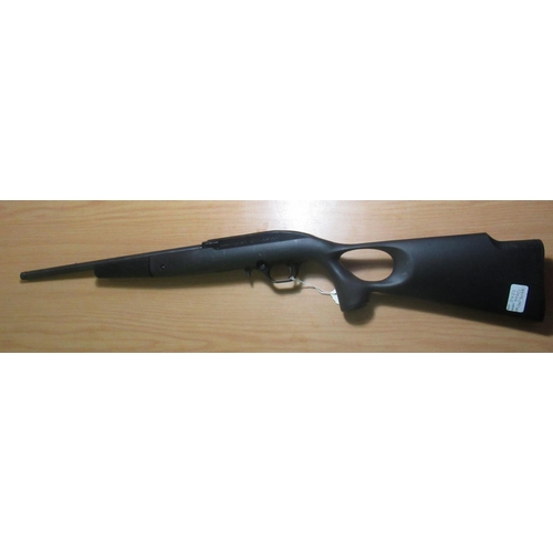 436 - Mossberg 702 Plinkster semi-auto .22 rifle, barrel screw cut for sound moderator with 1x magazine, s... 