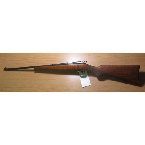 444 - Brno model 1 model bolt action rifle with magazine .22 RF, serial no. 86887 (section one certificate... 