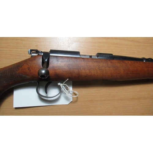 444 - Brno model 1 model bolt action rifle with magazine .22 RF, serial no. 86887 (section one certificate... 